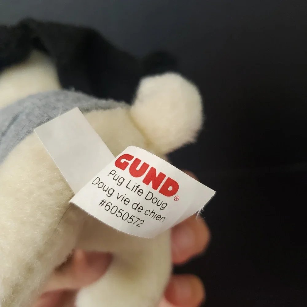 Gund Doug The Pug Thug‎ Life Mini Plush 5